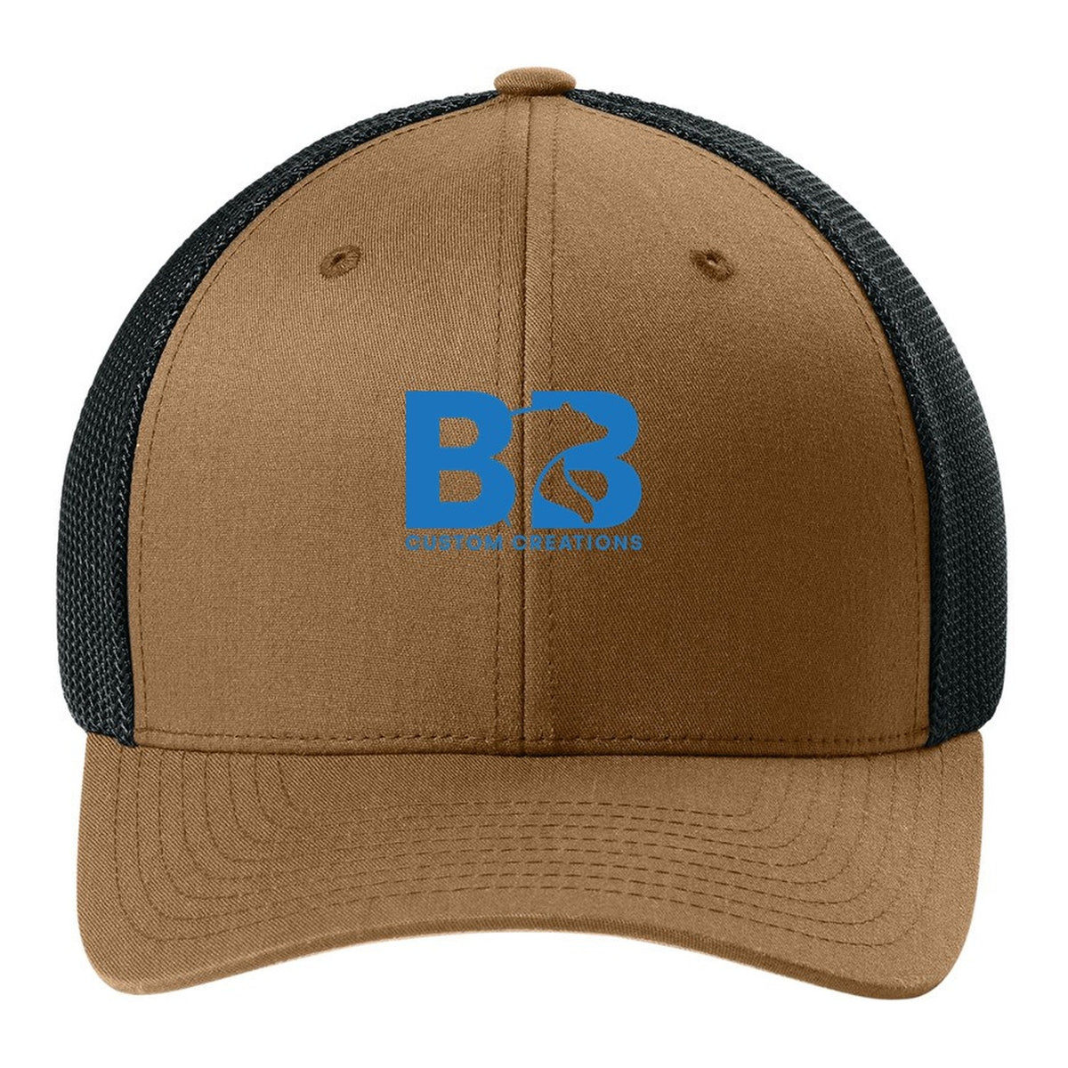 Trucker Mesh Cap - Caramel/ Black