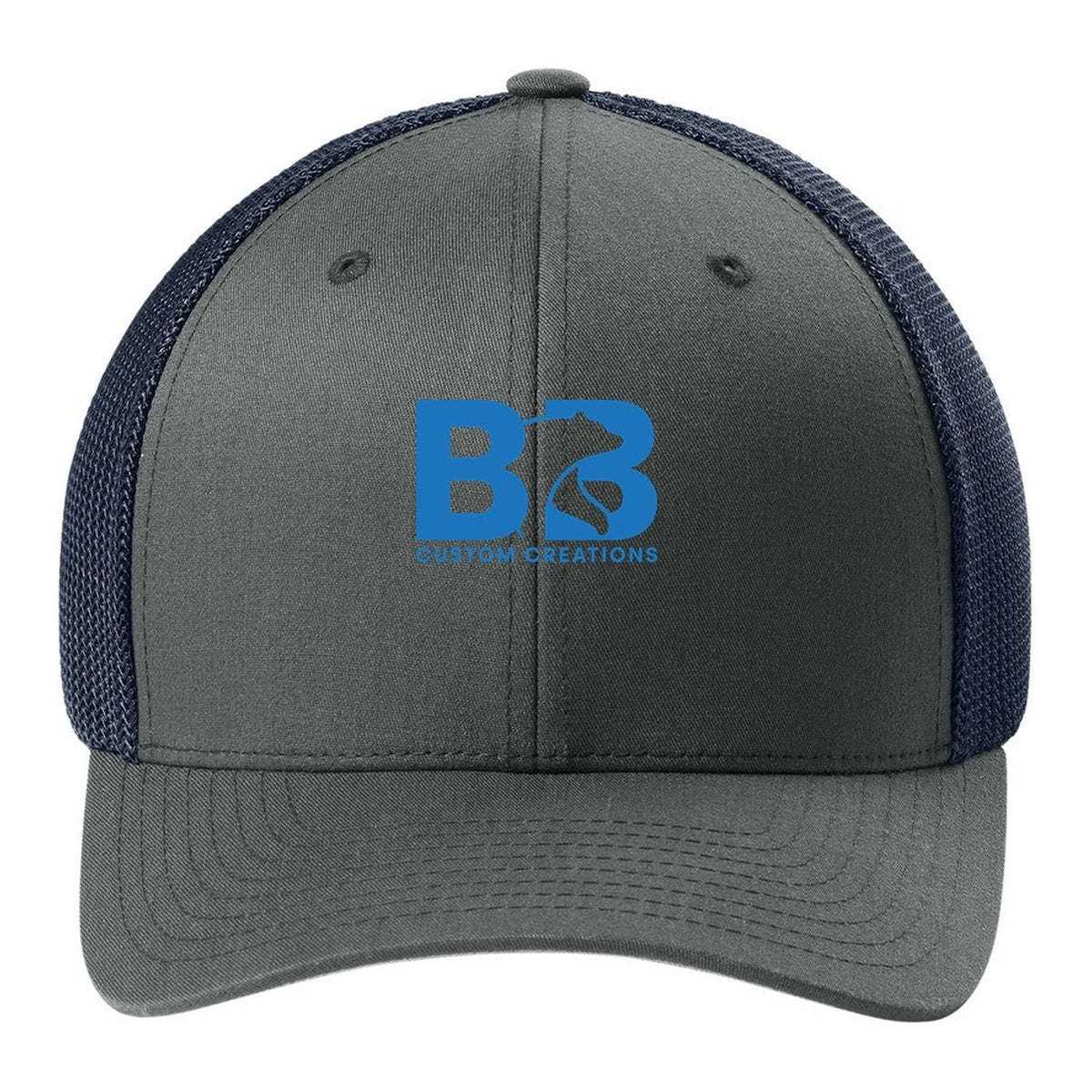 Trucker Mesh Cap - Charcoal/ Navy