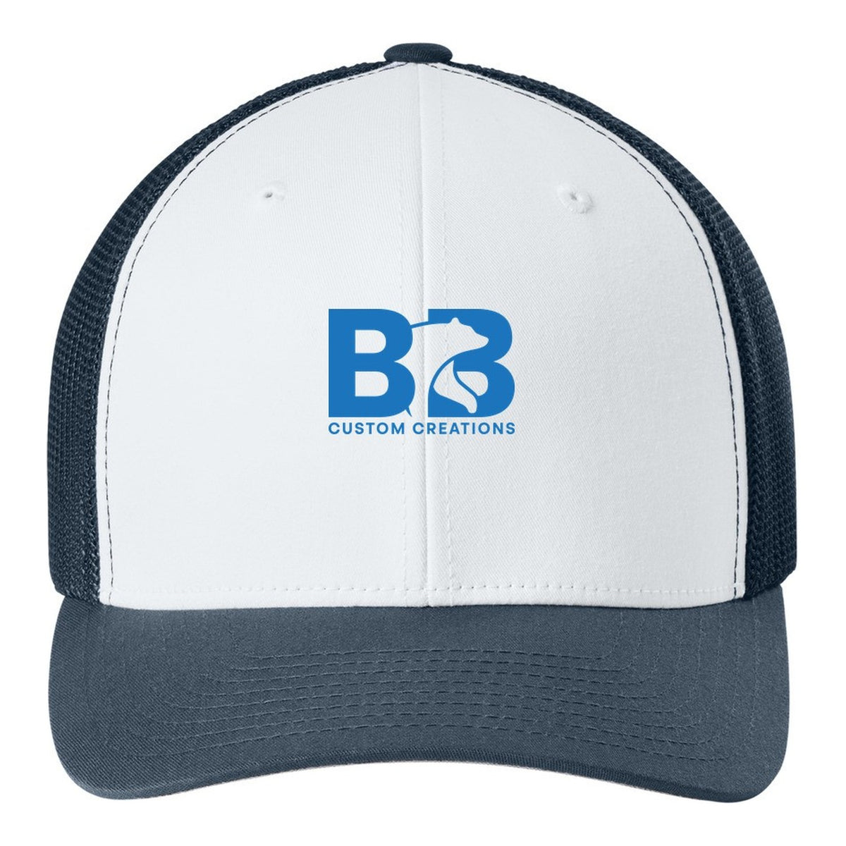 Trucker Mesh Cap - Navy/ White/ Navy