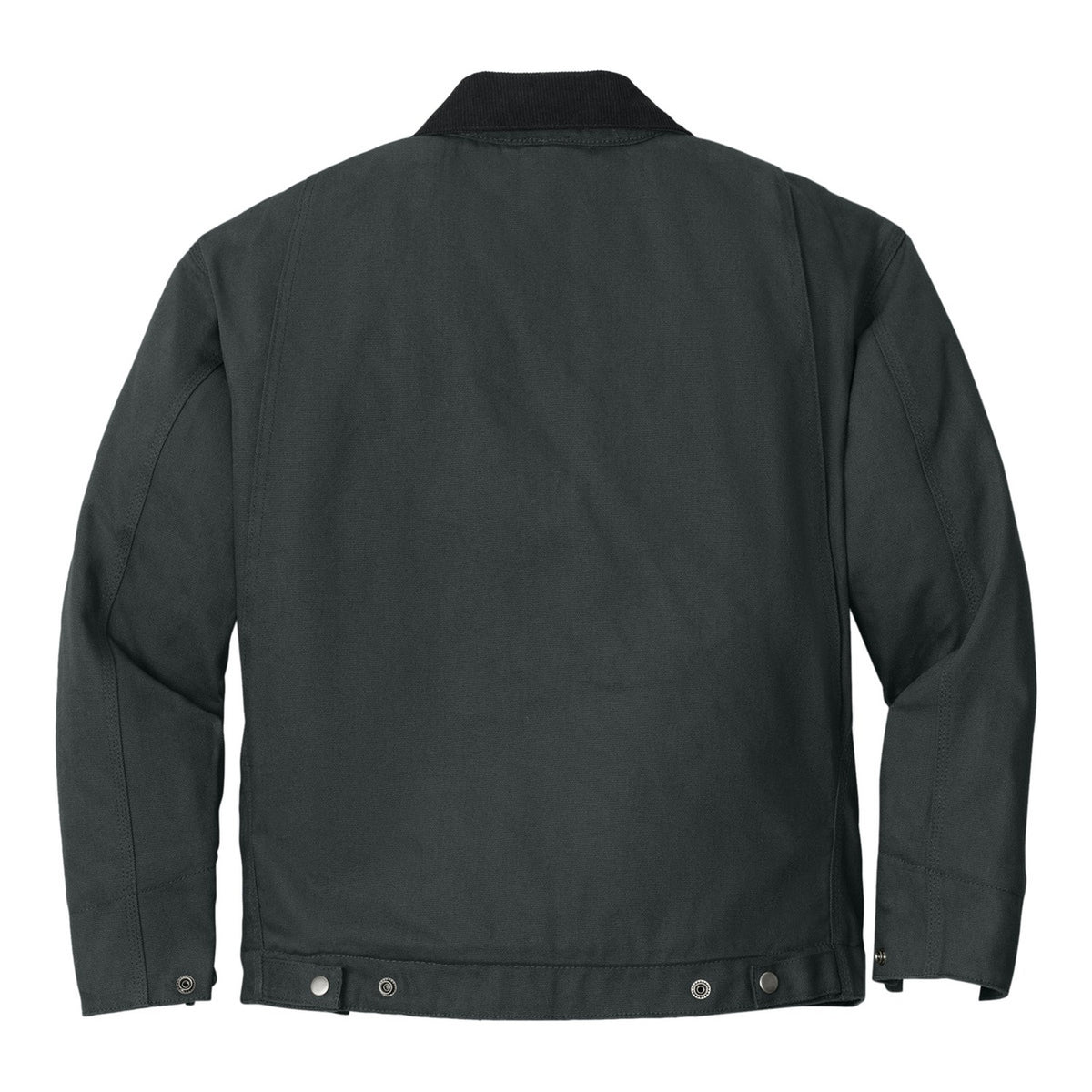 Duck Cloth Work Jacket - Charcoal (back)