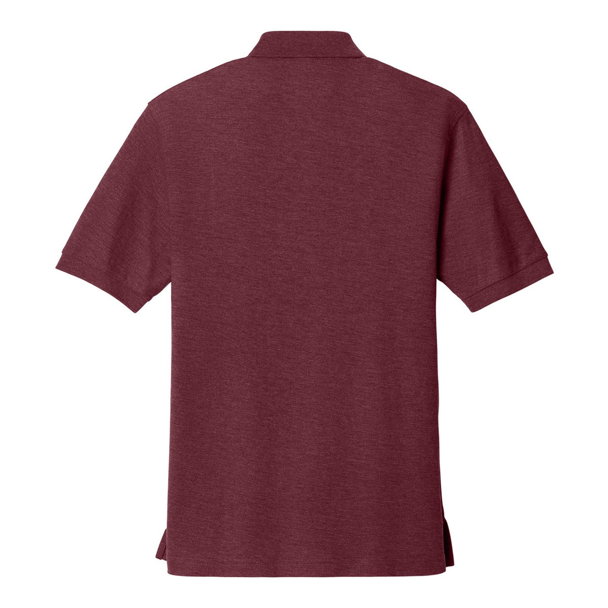 Silk Touch Polo - Burgundy (back)