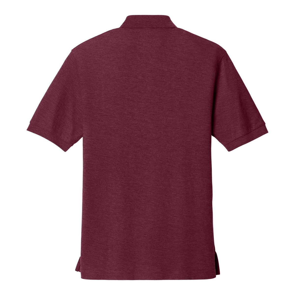 Silk Touch Polo - Maroon (back)
