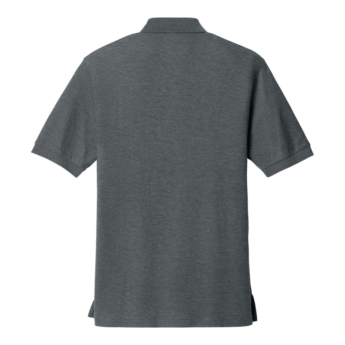 Silk Touch Polo - Steel Grey (back)
