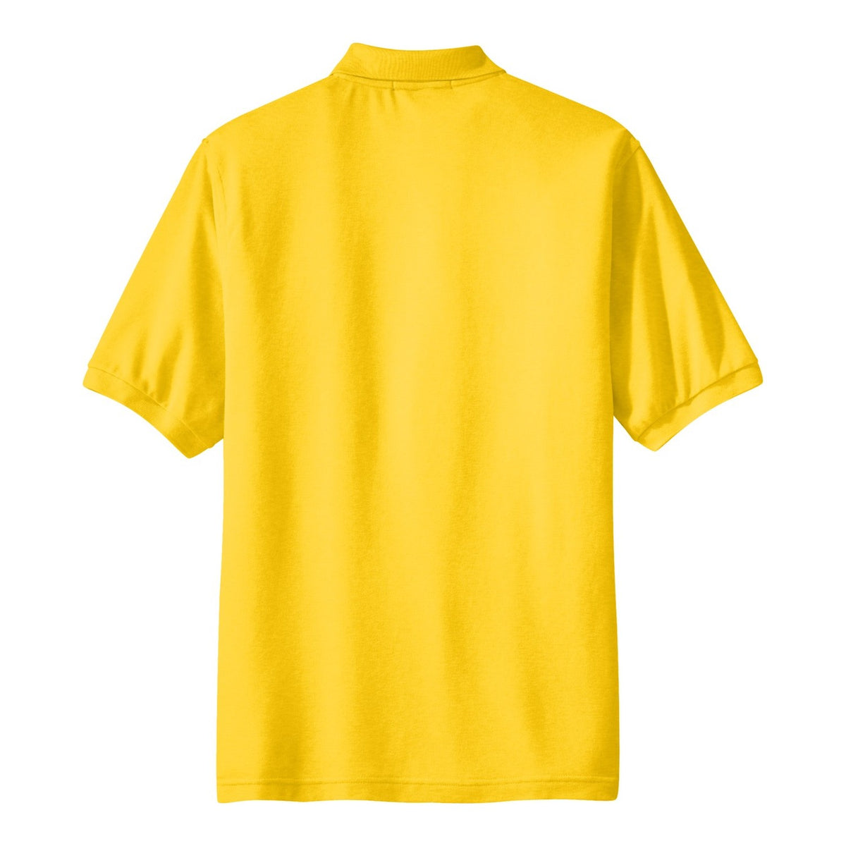 Silk Touch Polo - Sunflower Yellow (back)