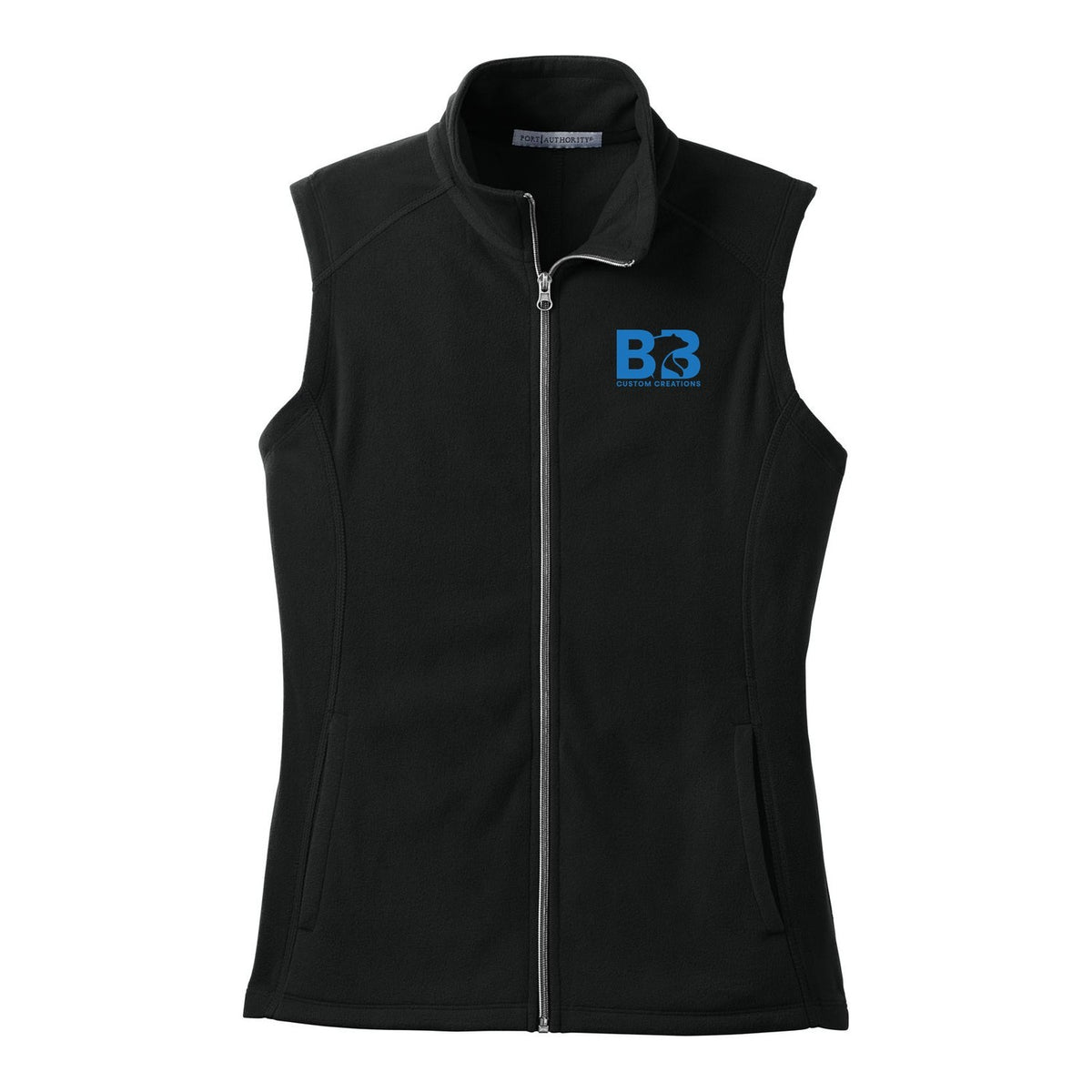 Women's Microfleece Vest - Black