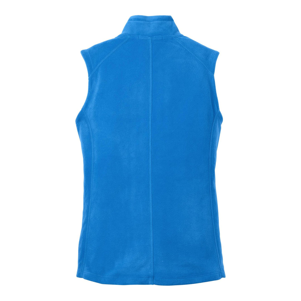 Women's Microfleece Vest - Light Royal (back)