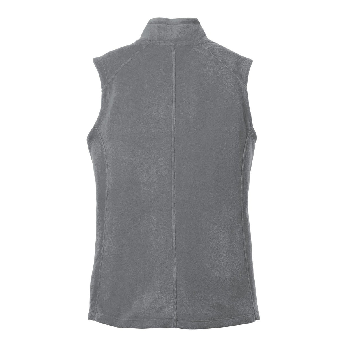 Women's Microfleece Vest - Pearl Grey (back)