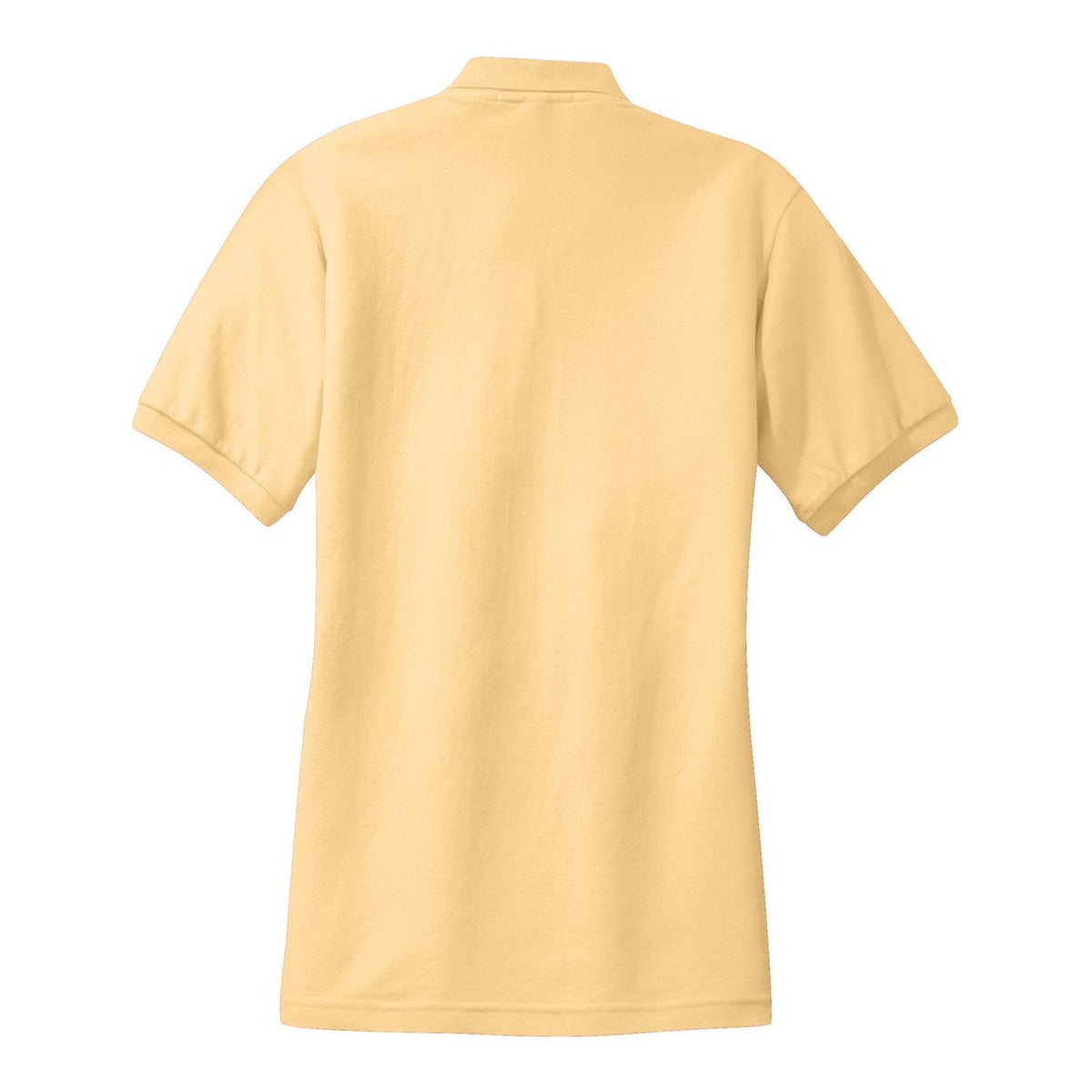 Women's Silk Touch Polo - Banana (back)