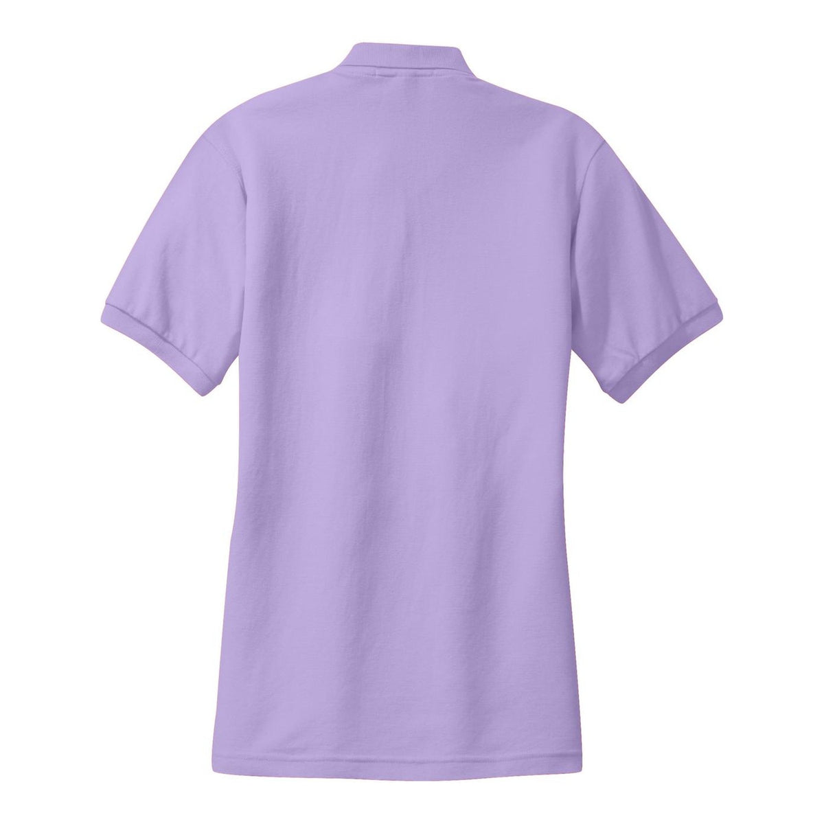 Women's Silk Touch Polo - Bright Lavender (back)