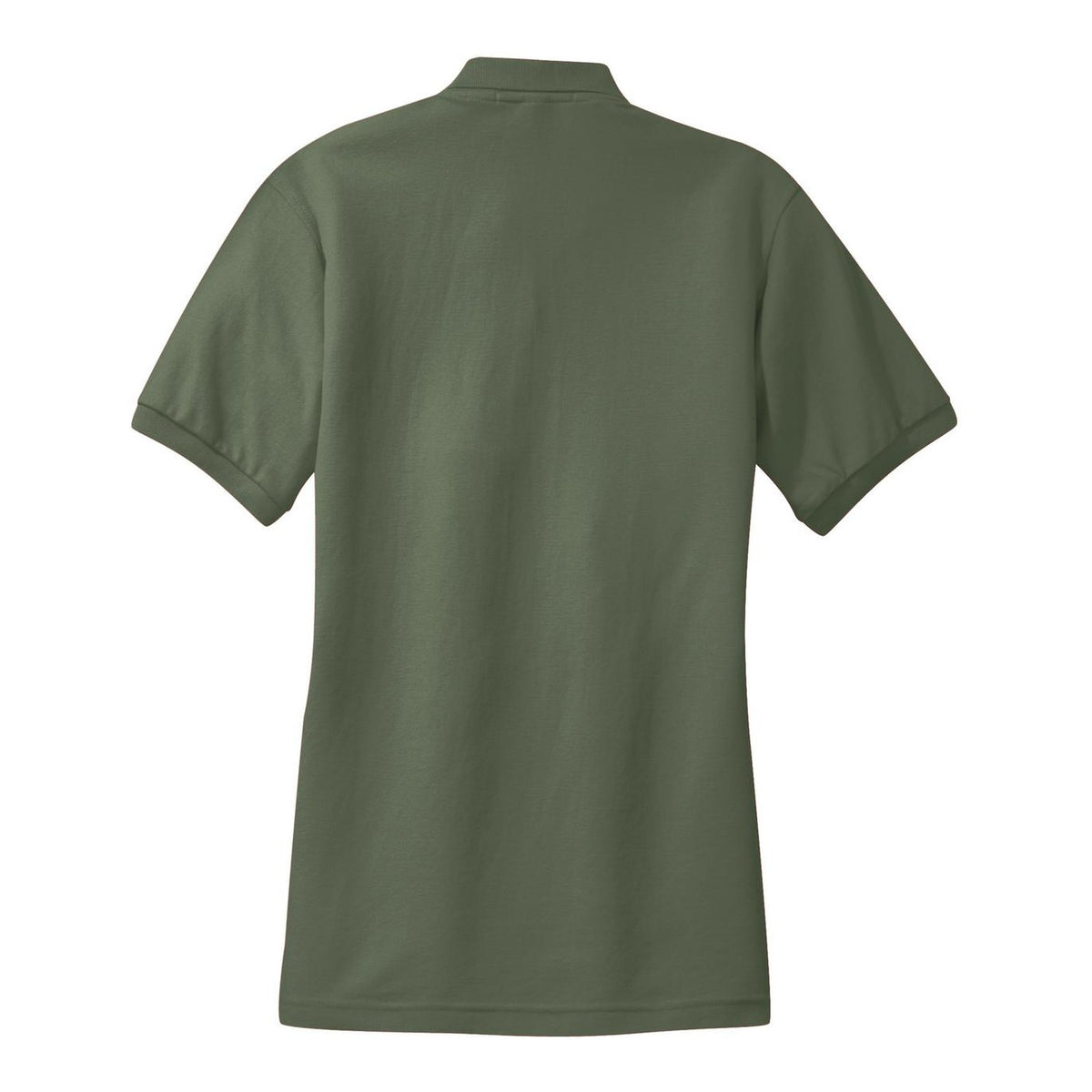 Women's Silk Touch Polo - Clover Green (back)