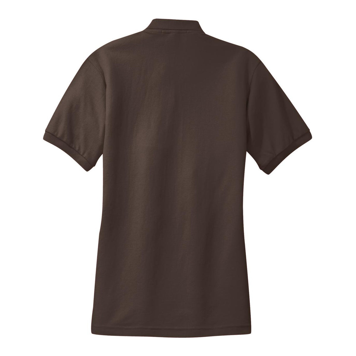 Women's Silk Touch Polo - Coffee Bean (back)