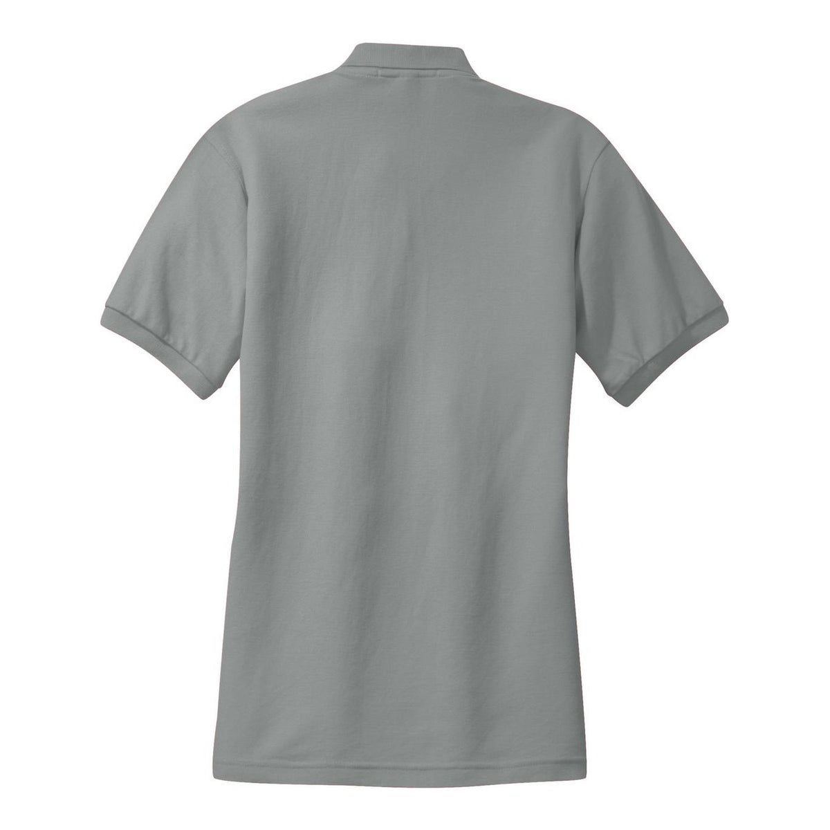 Women's Silk Touch Polo - Cool Grey (back)
