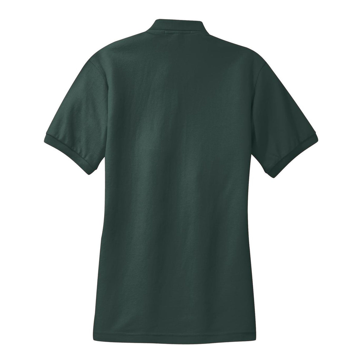 Women's Silk Touch Polo - Dark Green (back)