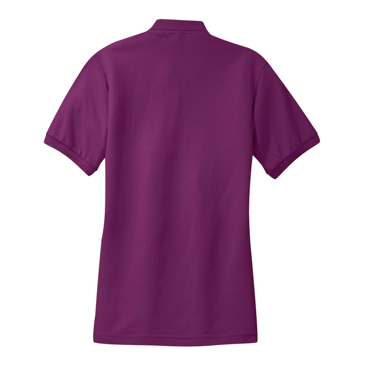 Women's Silk Touch Polo - Deep Berry (back)
