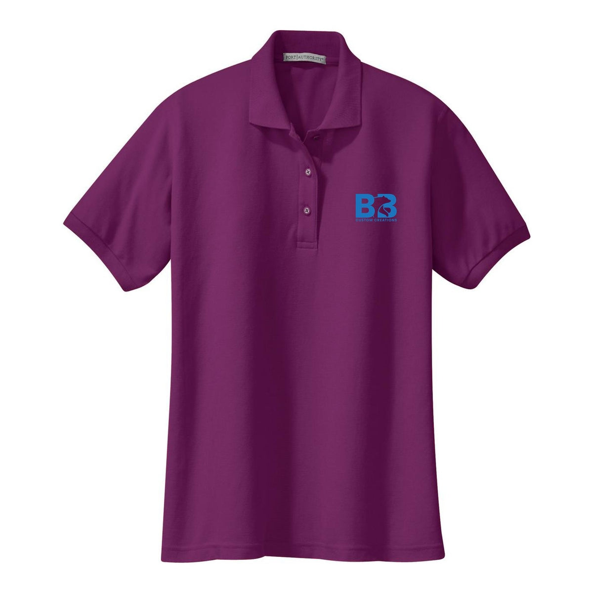 Women's Silk Touch Polo - Deep Berry