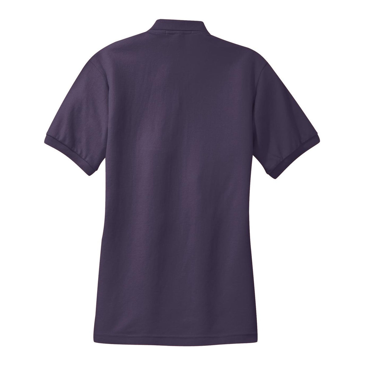 Women's Silk Touch Polo - Eggplant (back)