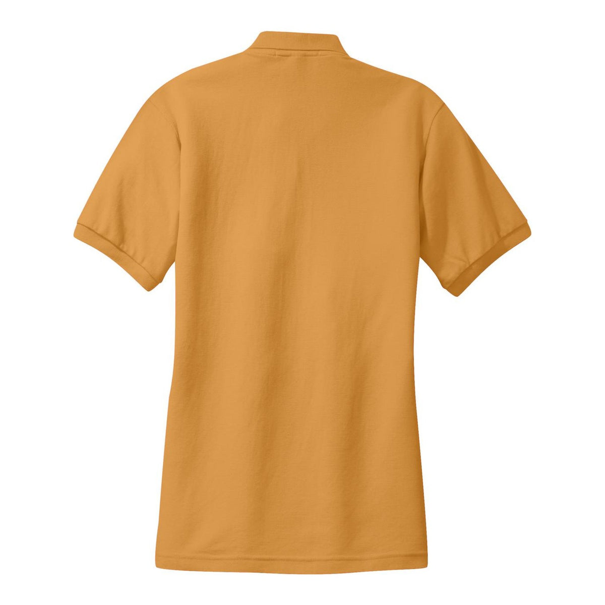 Women's Silk Touch Polo - Gold (back)