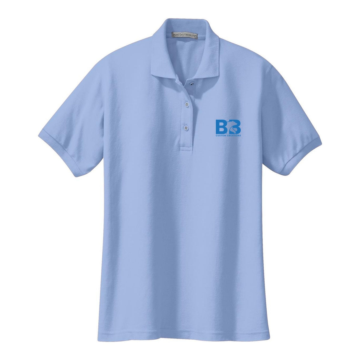 Women's Silk Touch Polo - Light Blue