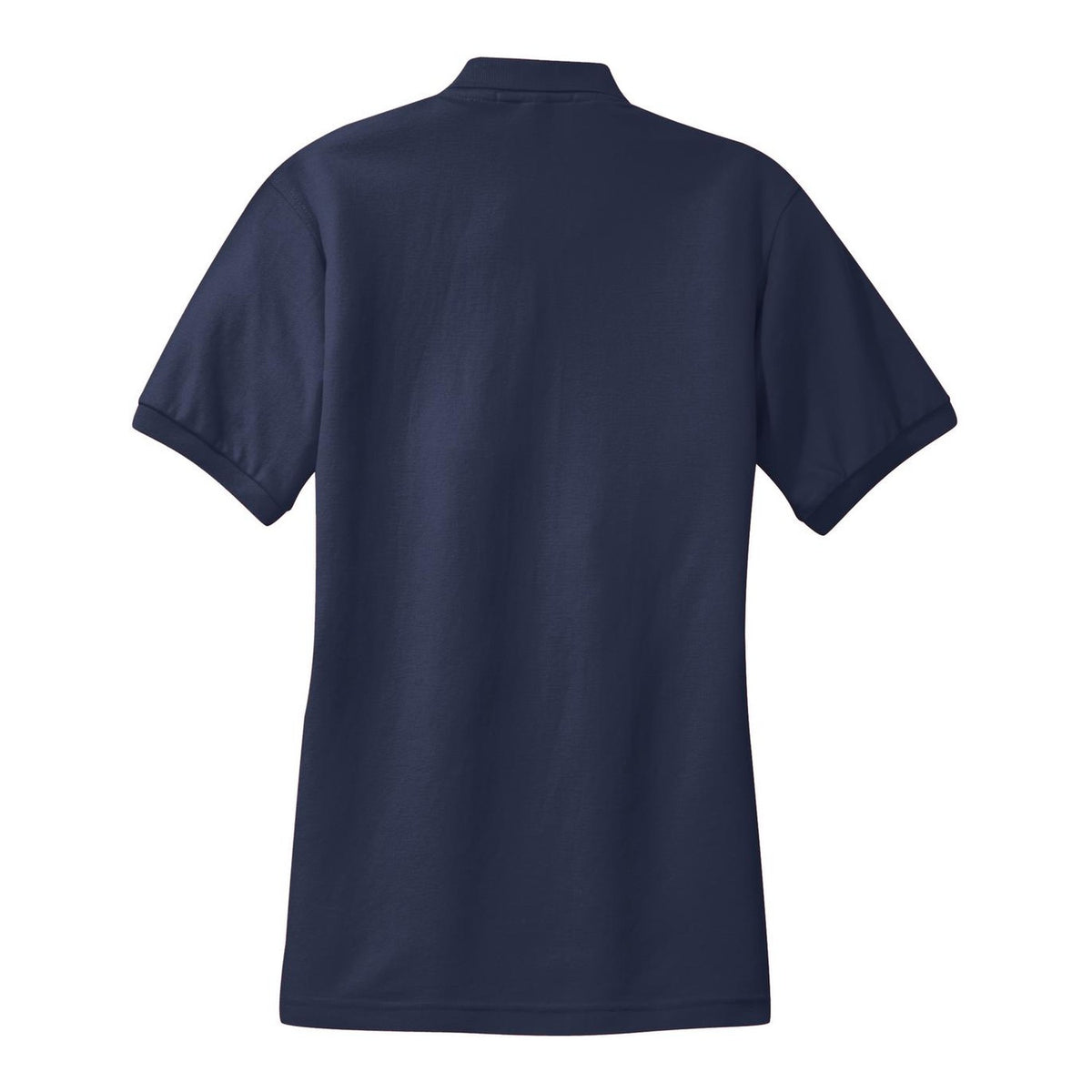 Women's Silk Touch Polo - Navy (back)