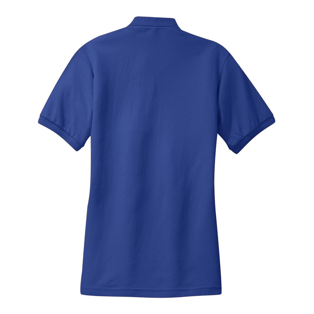 Women's Silk Touch Polo - Royal (back)