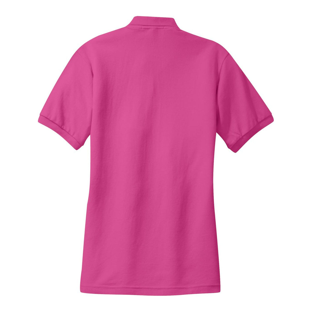 Women's Silk Touch Polo - Tropical Pink (back)