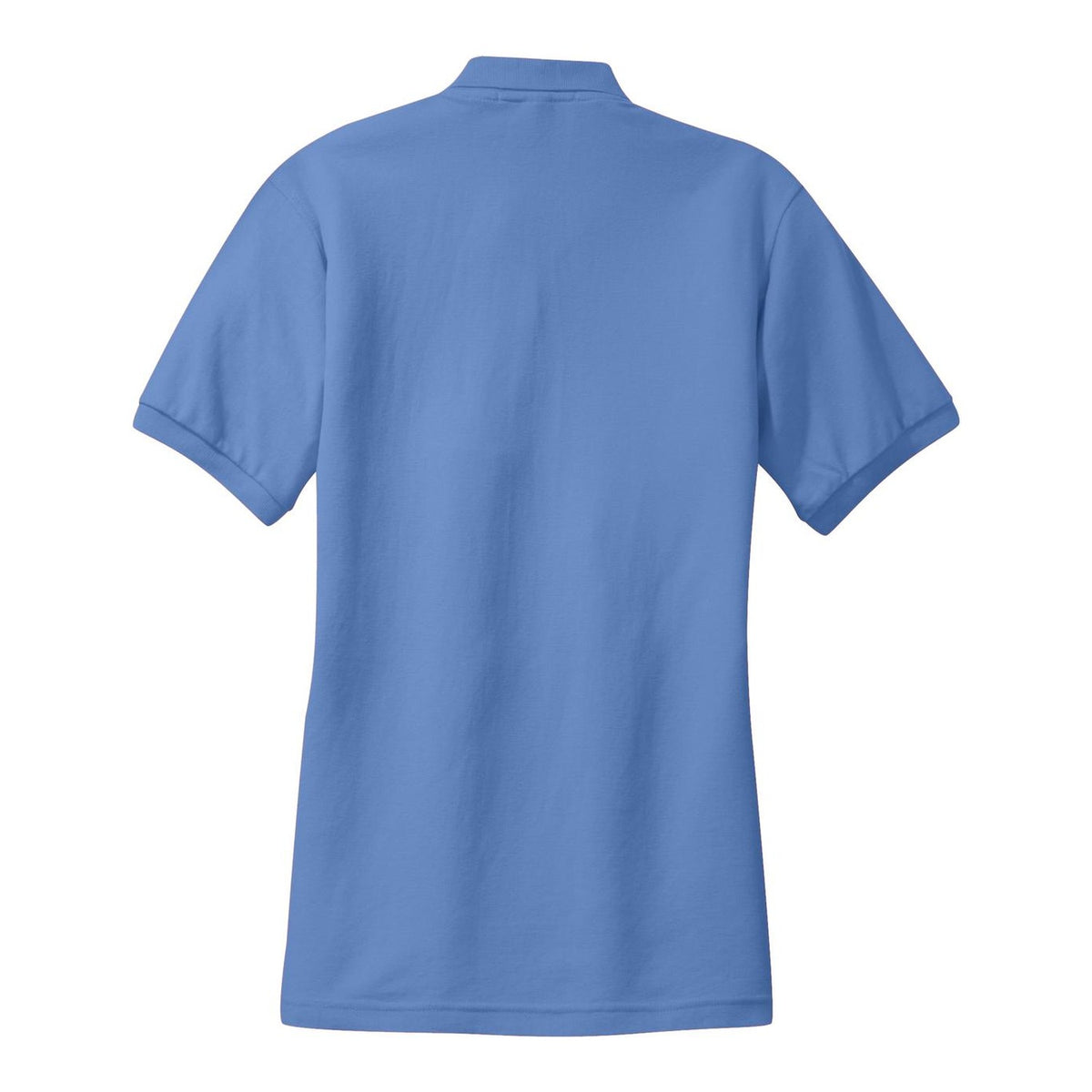 Women's Silk Touch Polo - Ultramarine Blue (back)