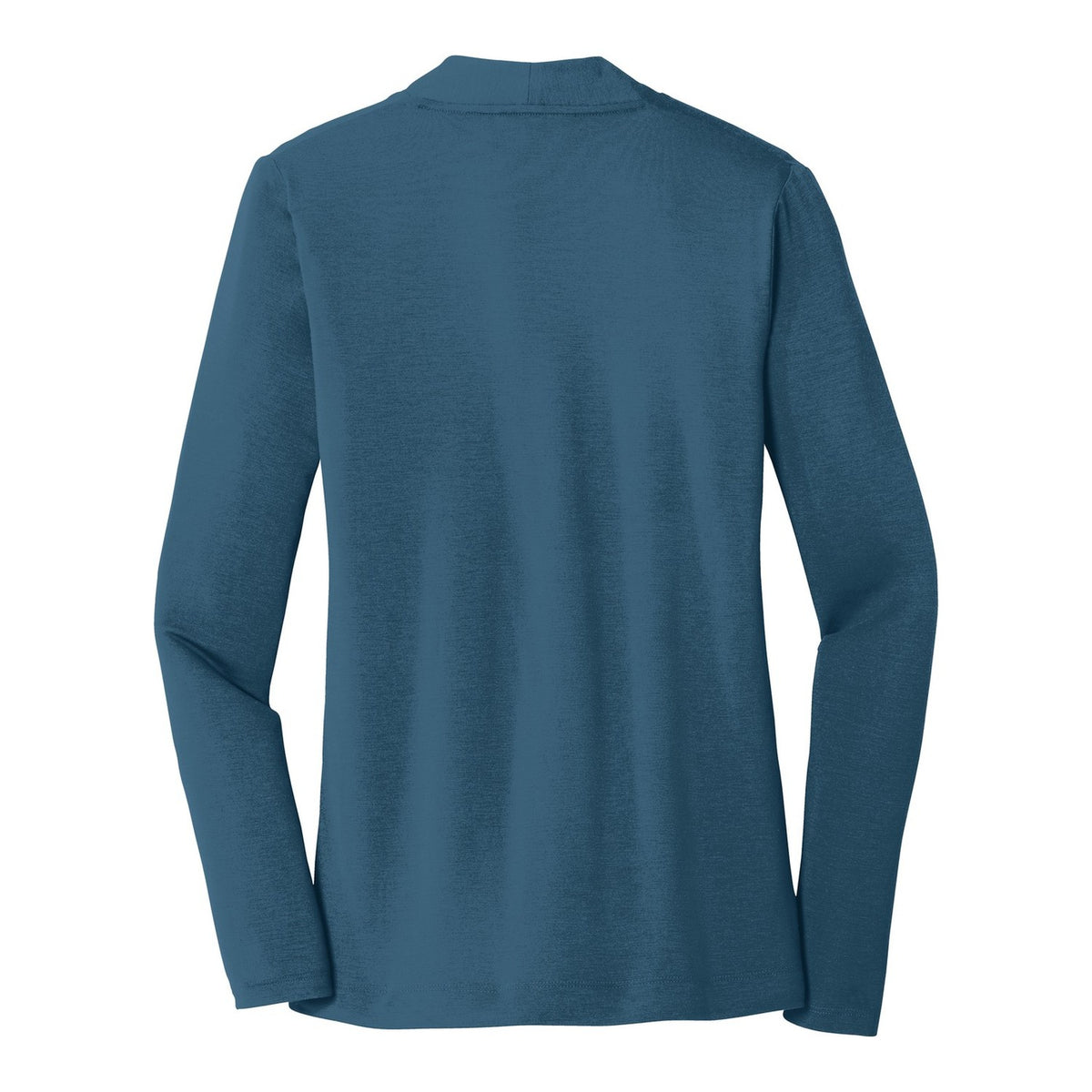 Women's Open Cardigan - Dusty Blue (back)