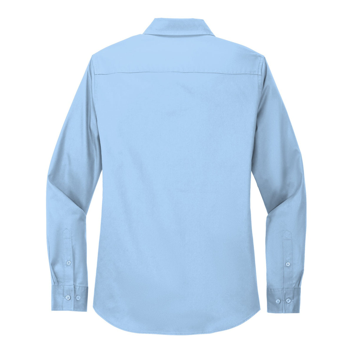 Women's Easy Care Shirt - Light Blue/ Light Stone (back)