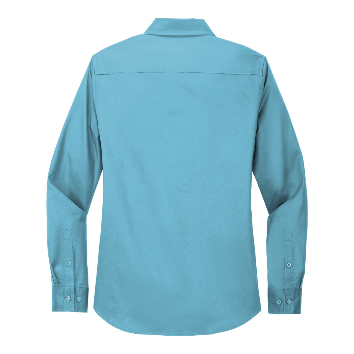 Women's Easy Care Shirt - Maui Blue (back)