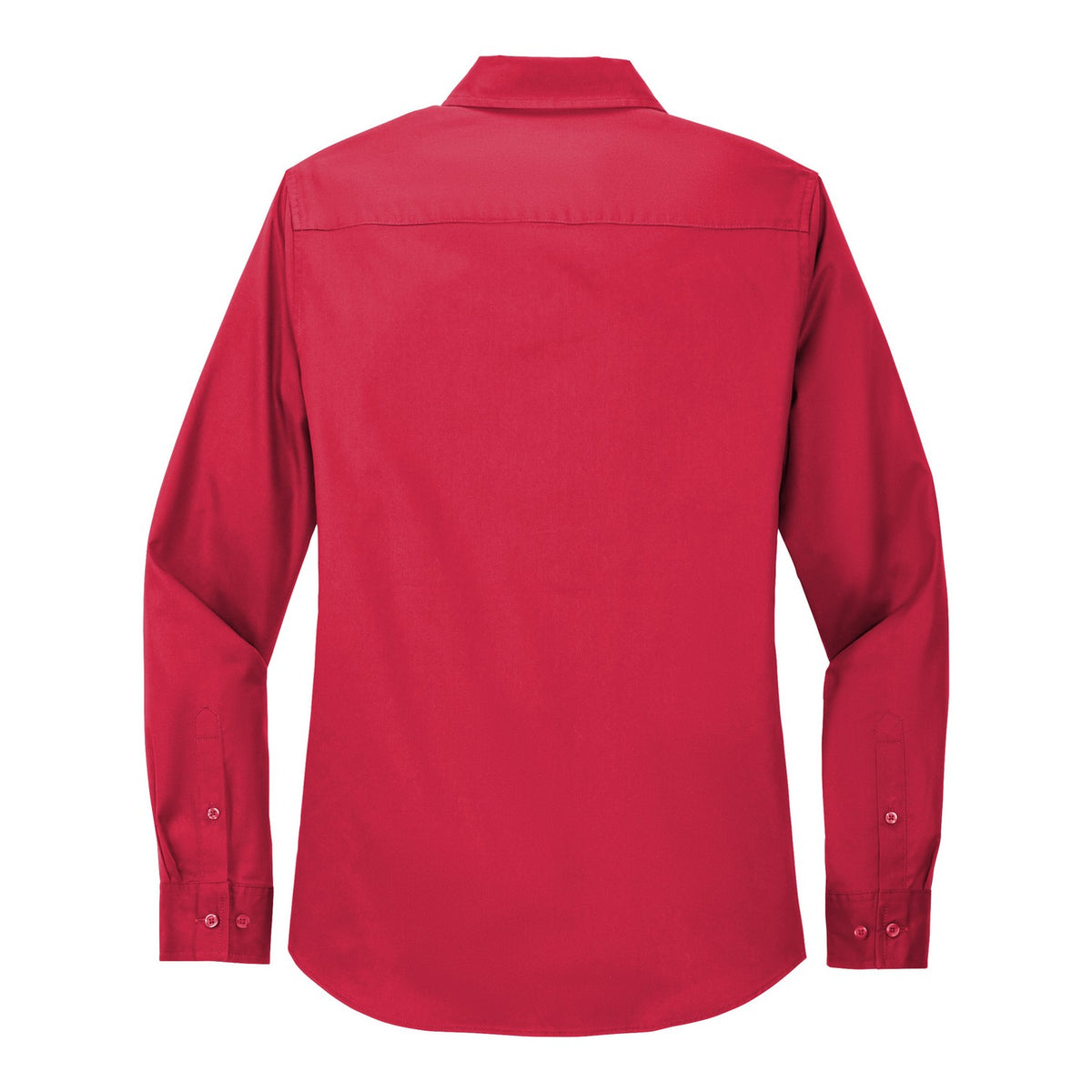 Women's Easy Care Shirt - Red/ Light Stone (back)