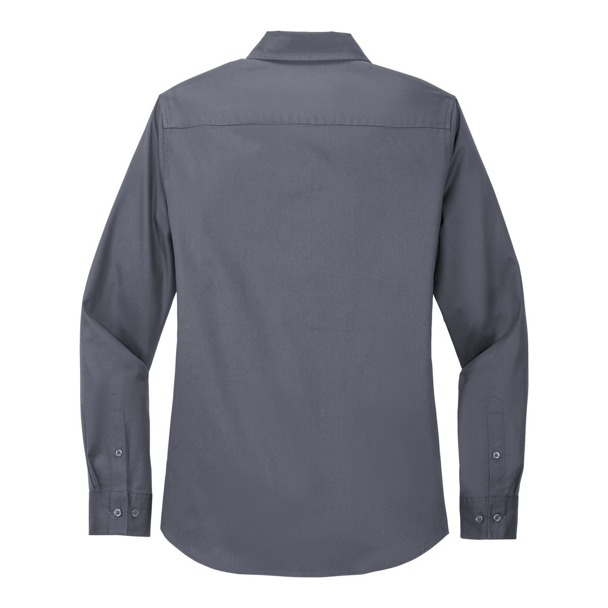 Women's Easy Care Shirt - Steel Grey/ Light Stone (back)