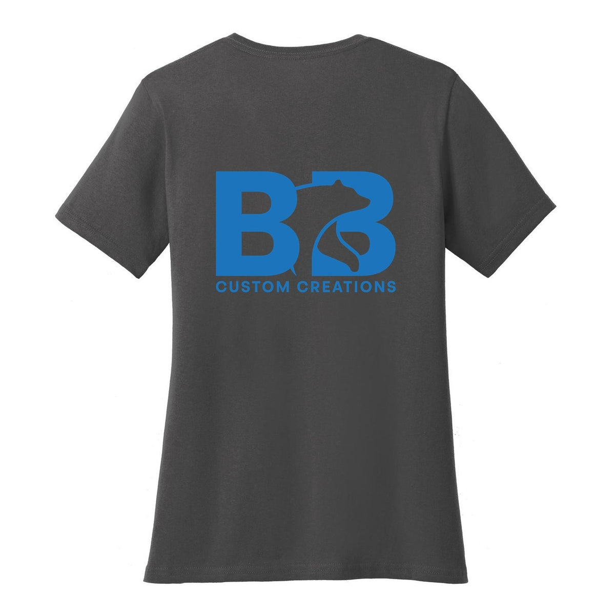 Women's Standard T - Charcoal (back)