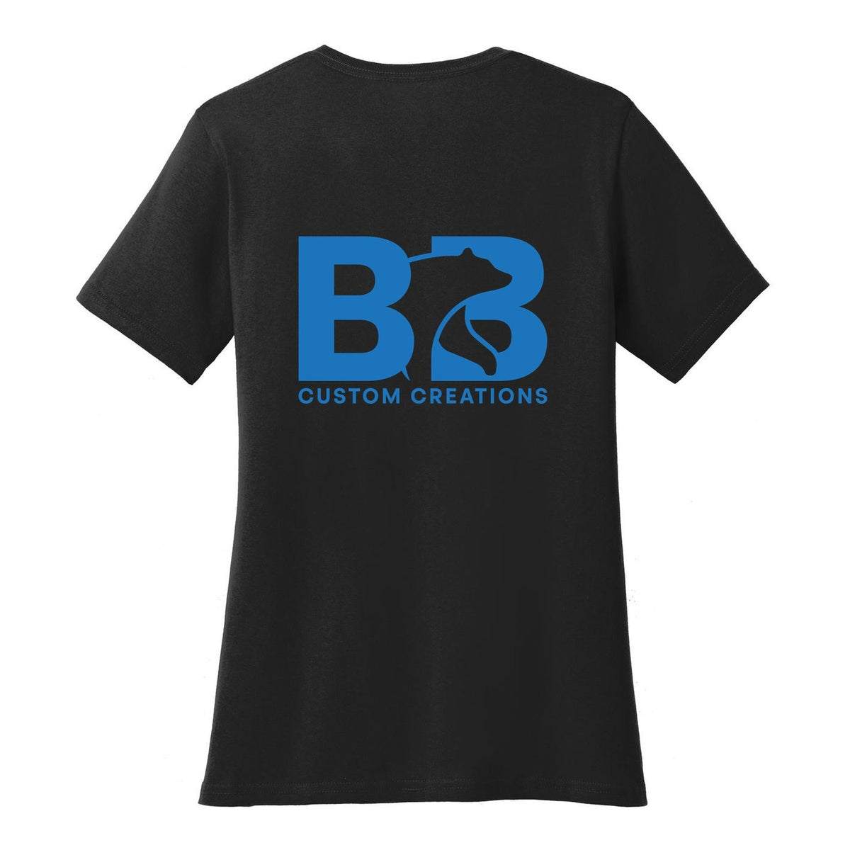 Women's Standard T - Jet Black (back)