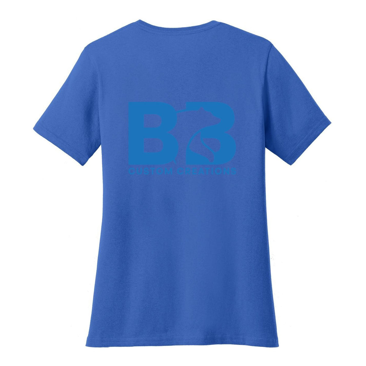 Women's Standard T - Royal (back)