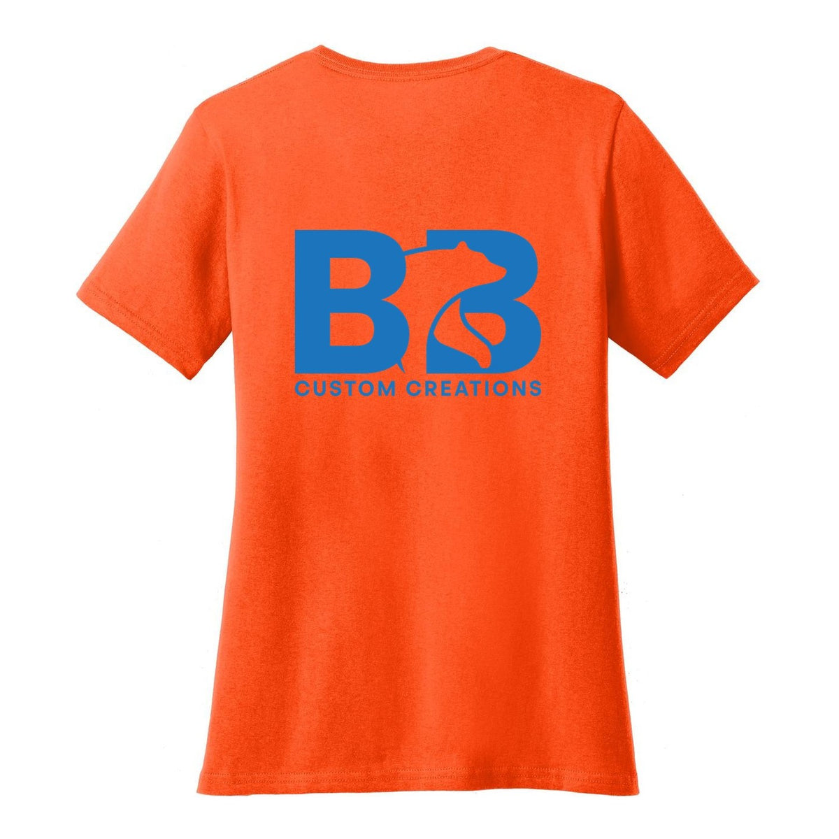 Women's Standard T - Safety Orange (back)