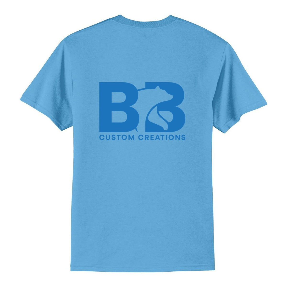 Standard T-Shirt - Aquatic Blue (back)
