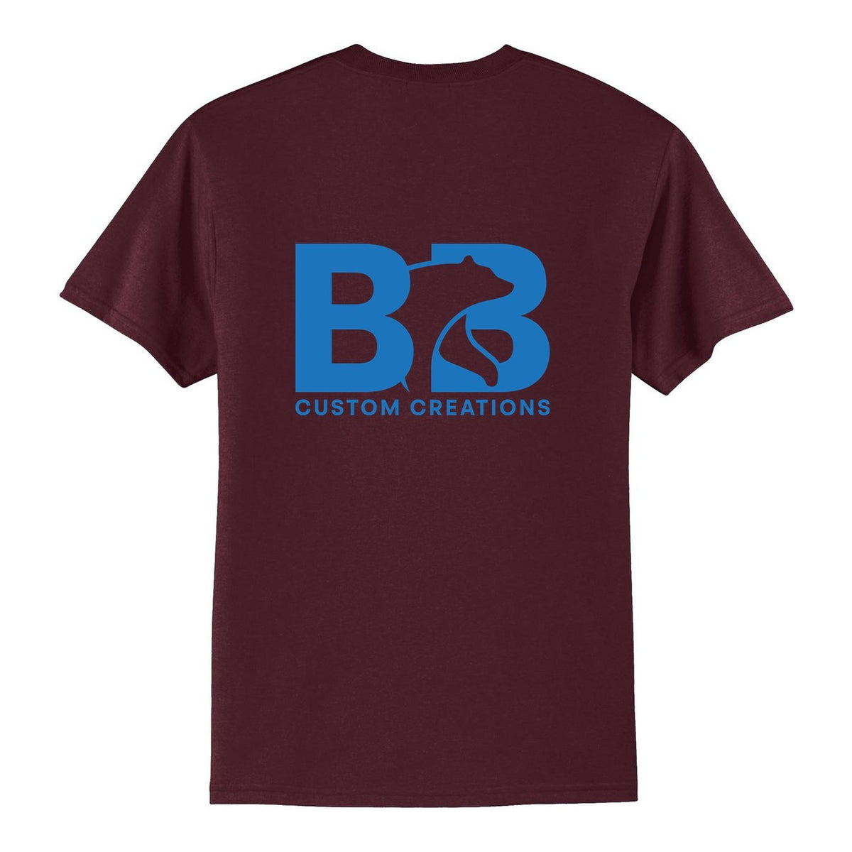 Standard T-Shirt - Athletic Maroon (back)