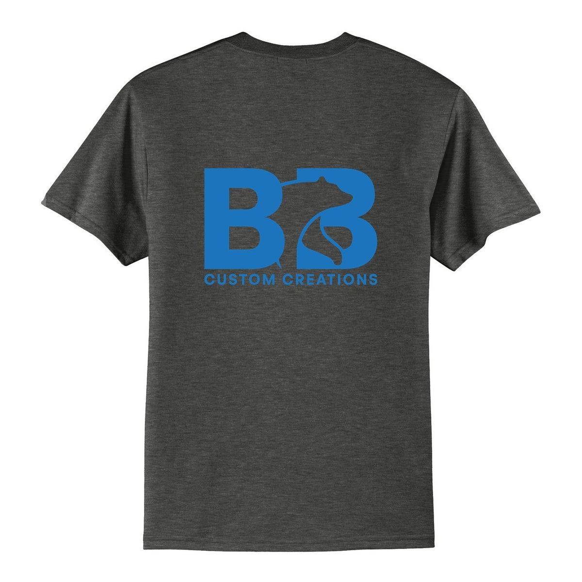 Standard T-Shirt - Black Heather (back)