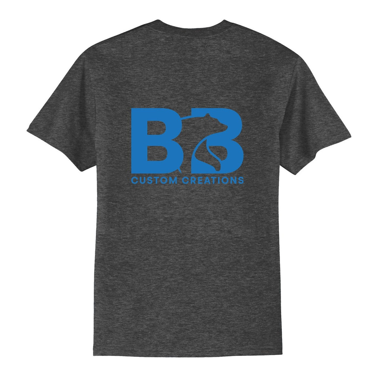 Standard T-Shirt - Dark Heather Grey (back)