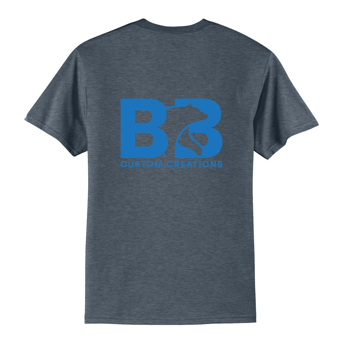 Standard T-Shirt - Heather Navy (back)