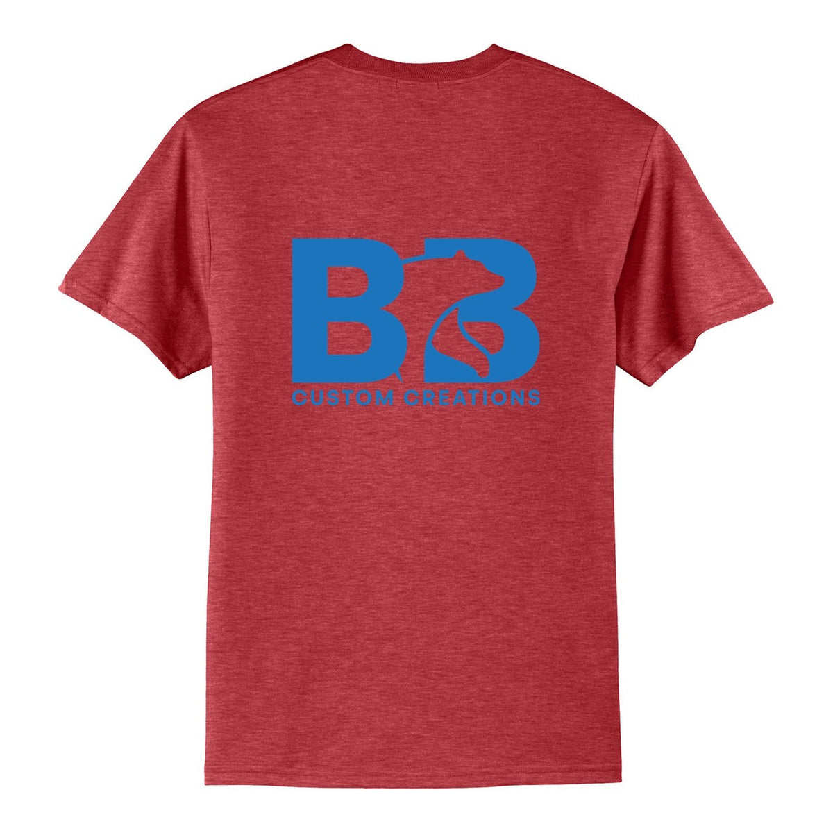 Standard T-Shirt - Heather Red (back)