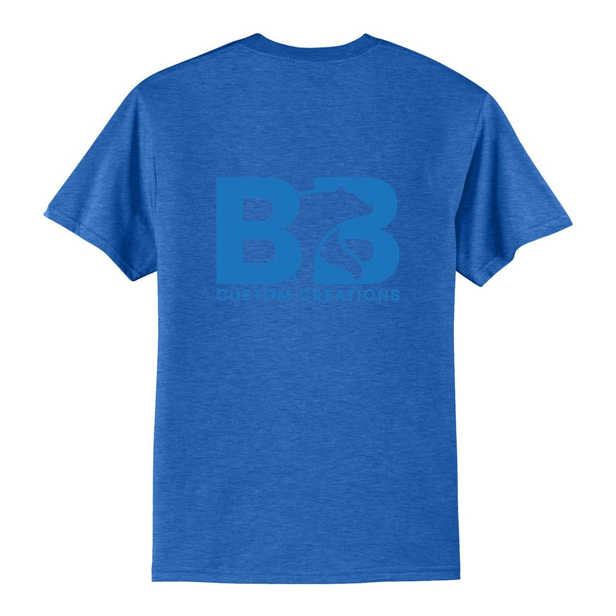 Standard T-Shirt - Heather Royal (back)