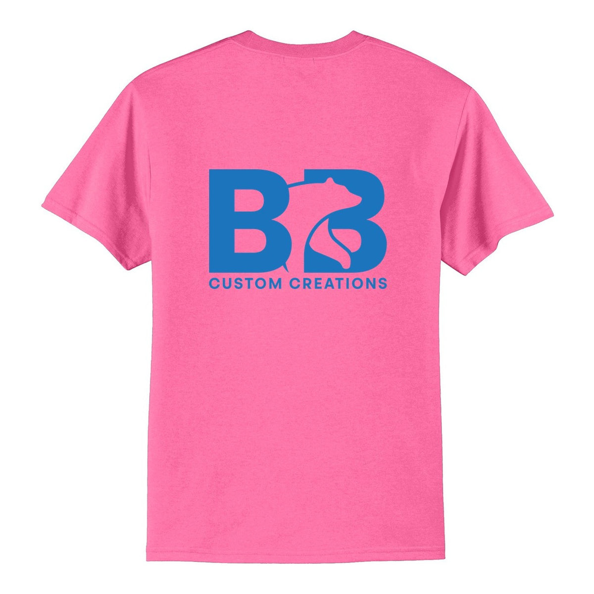 Standard T-Shirt - Neon Pink (back)