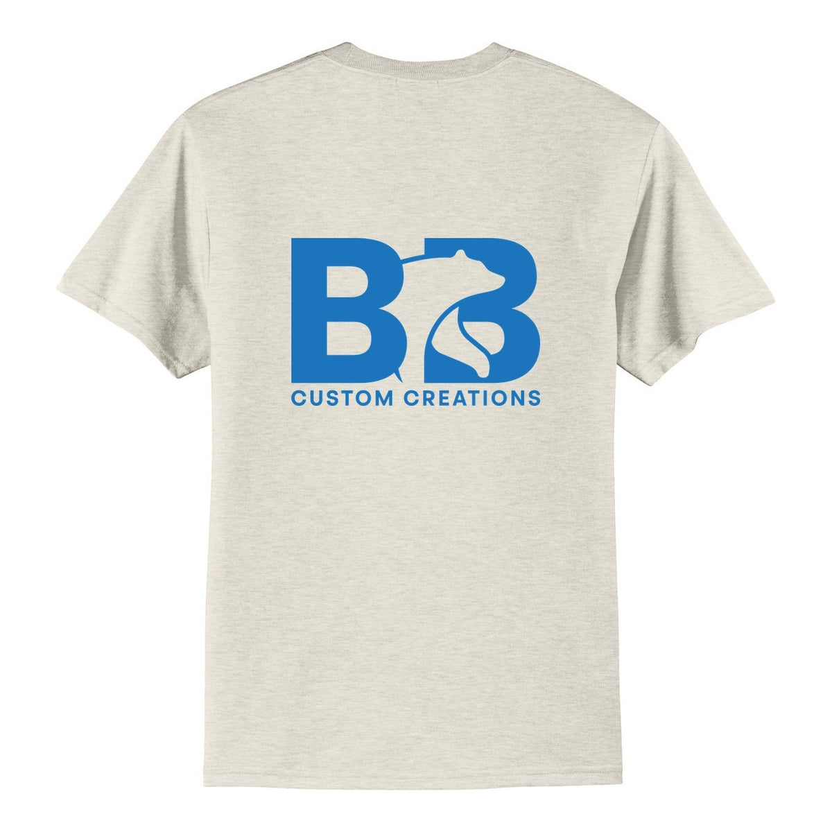 Standard T-Shirt - Oatmeal Heather (back)