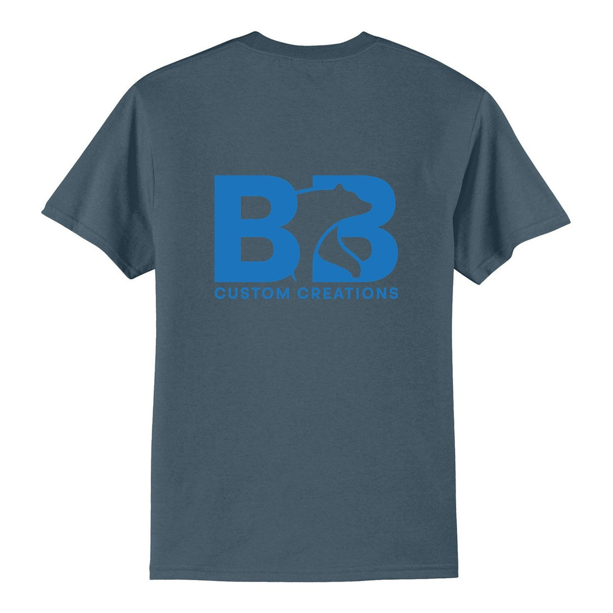 Standard T-Shirt - Steel Blue (back)