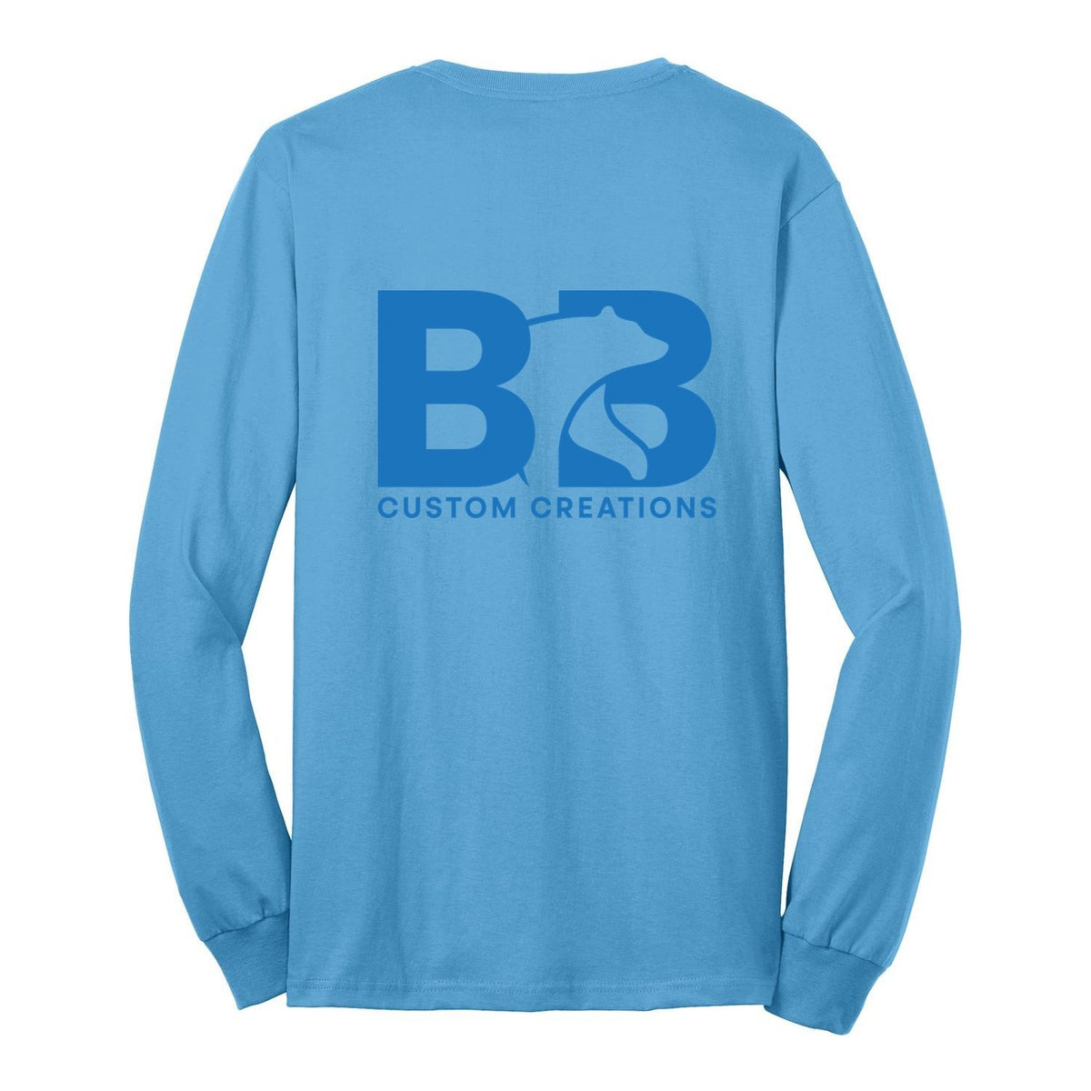Standard Long Sleeve - Aquatic Blue (back)