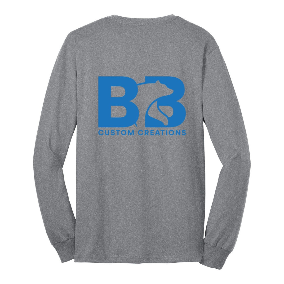 Standard Long Sleeve - Athletic Heather (back)