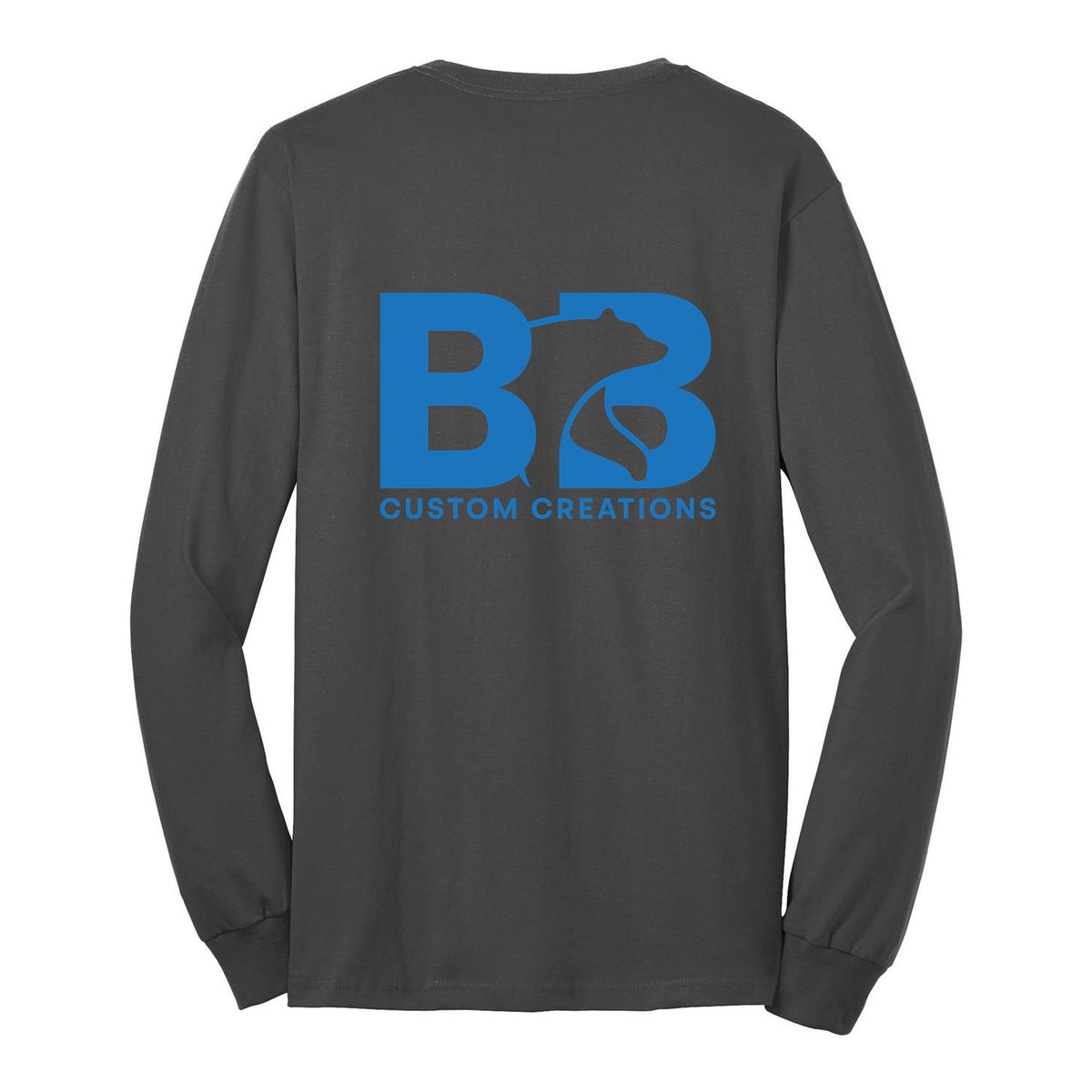 Standard Long Sleeve - Charcoal (back)