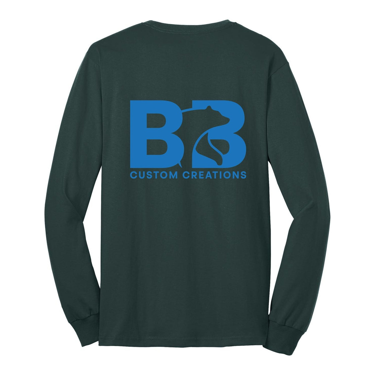 Standard Long Sleeve - Dark Green (back)