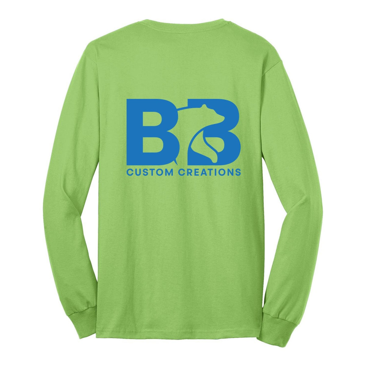 Standard Long Sleeve - Lime (back)